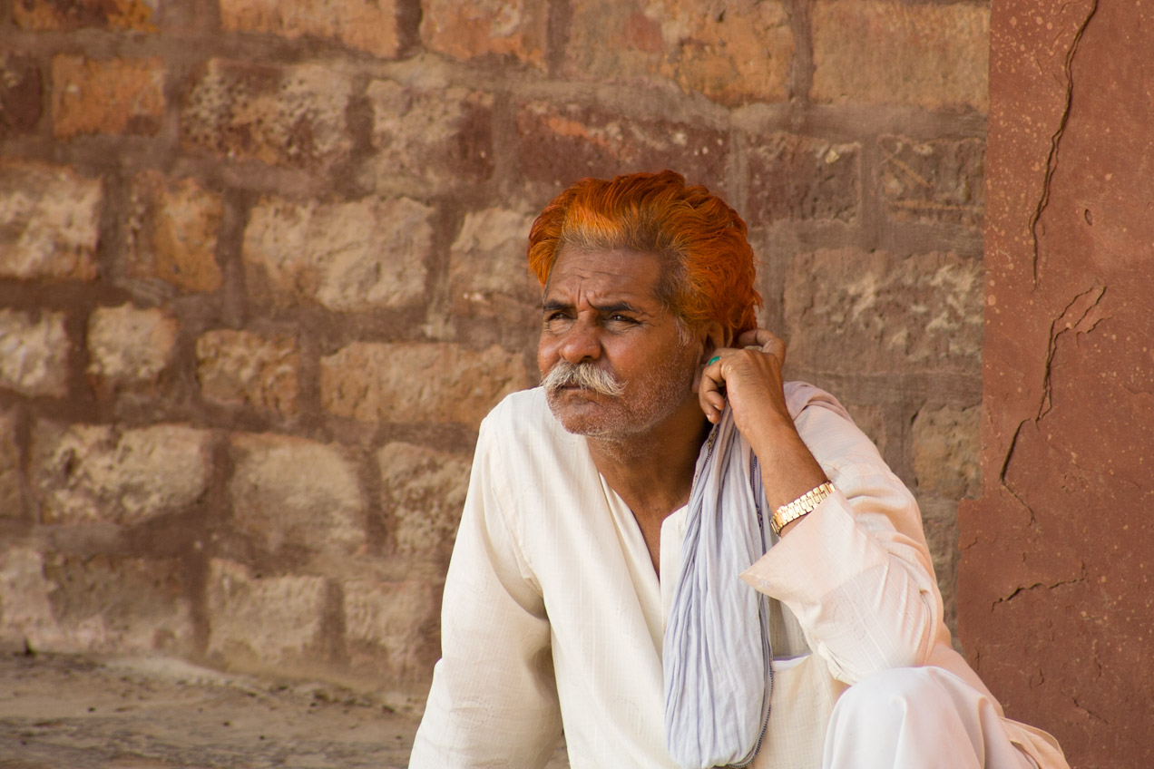 Relaxing in the shade