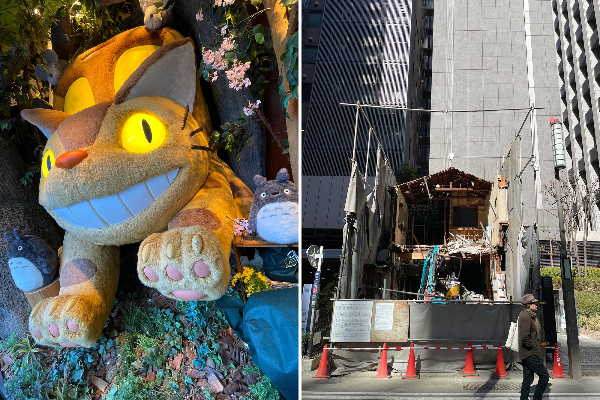 My Neighbor Totoro catbus and old Tokyo vanishing