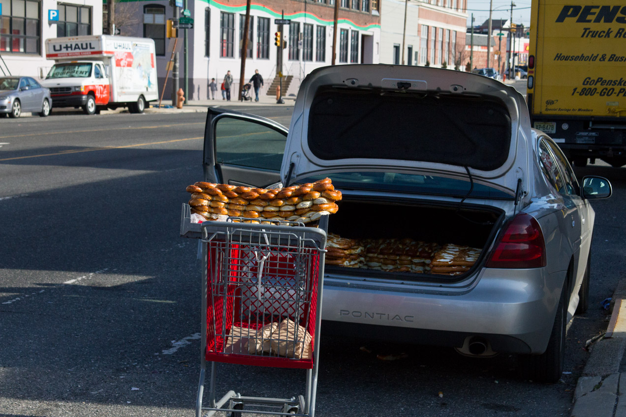A trunk full of soft pretzels
