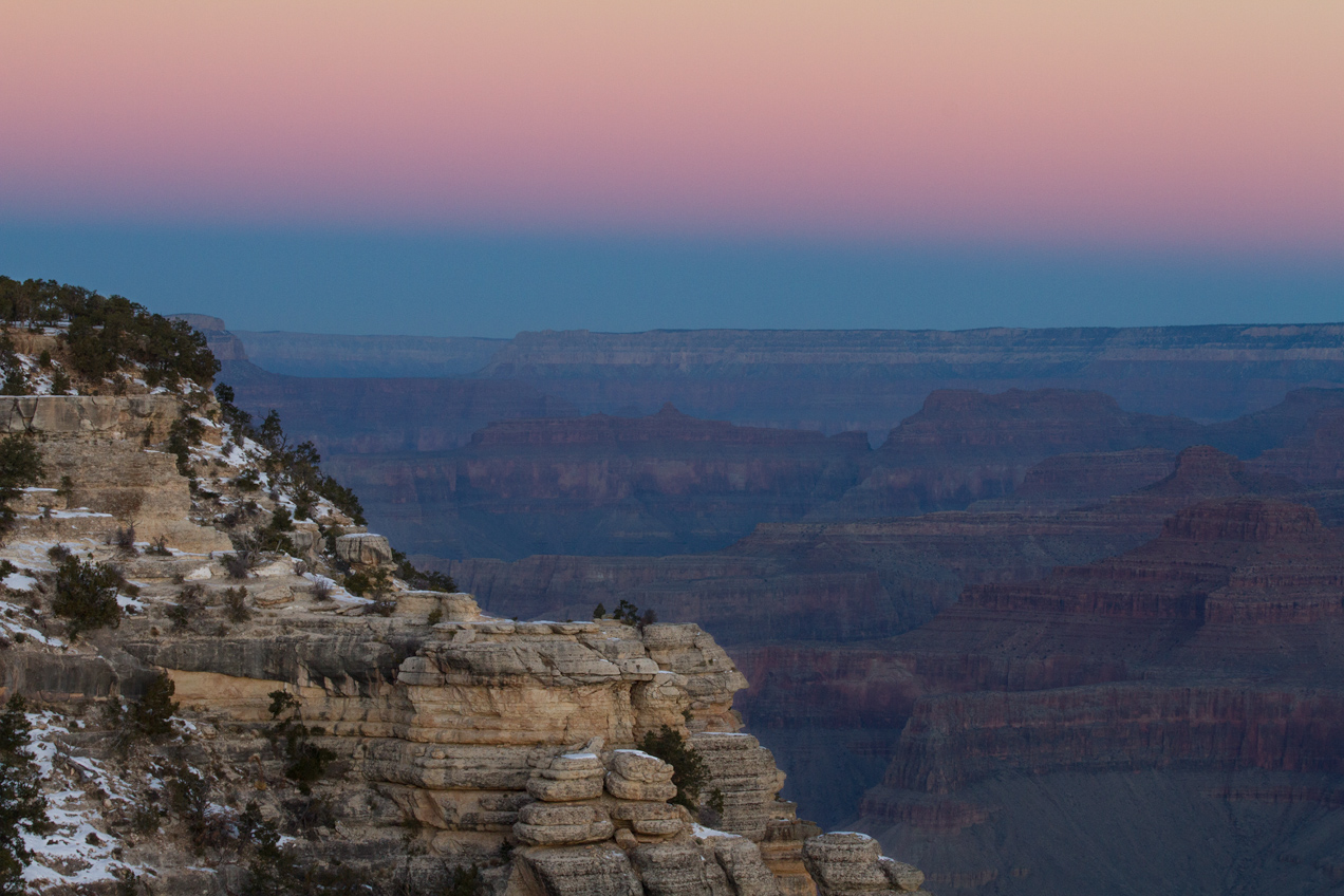 Sunrise at the Grand Canyon