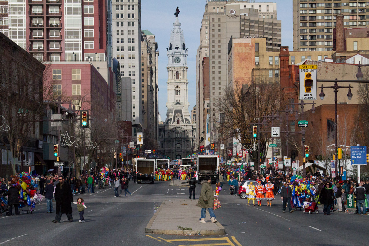 A look up Broad Street