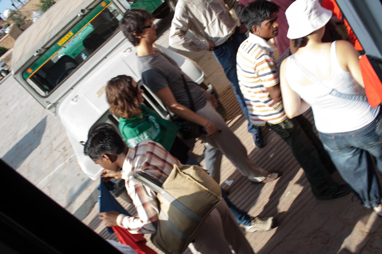 Running the gauntlet of sales people