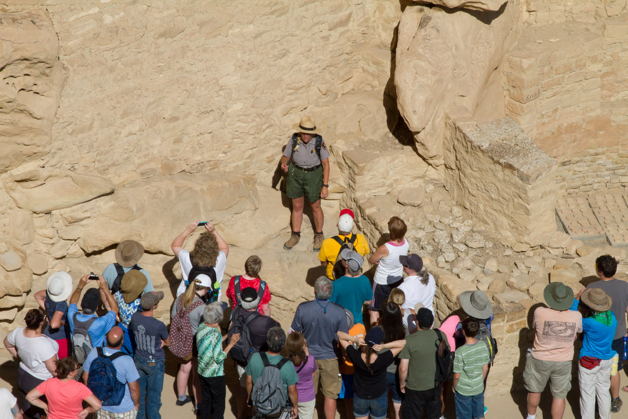 A guide in Mesa Verde