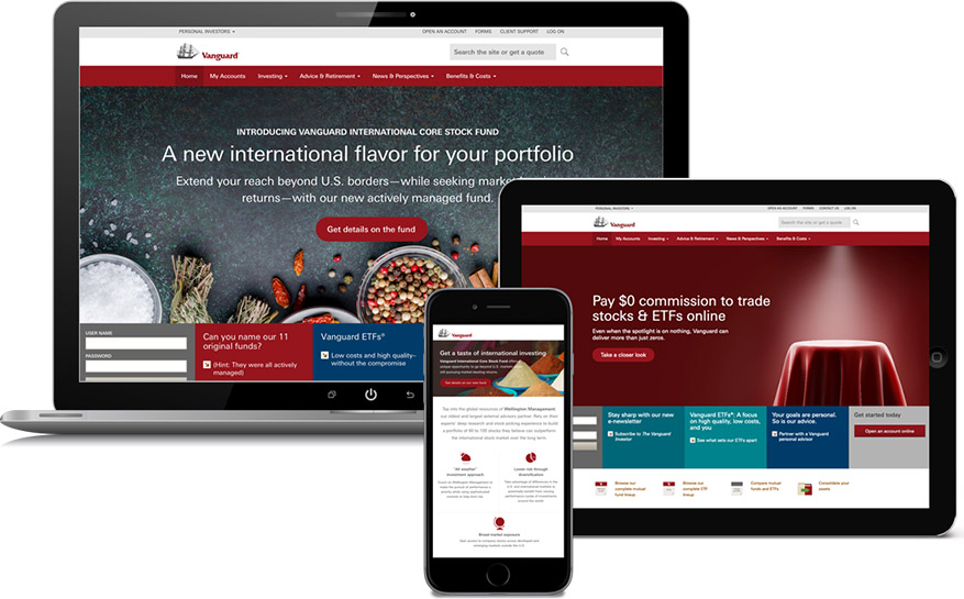 Vanguard campaigns on devices