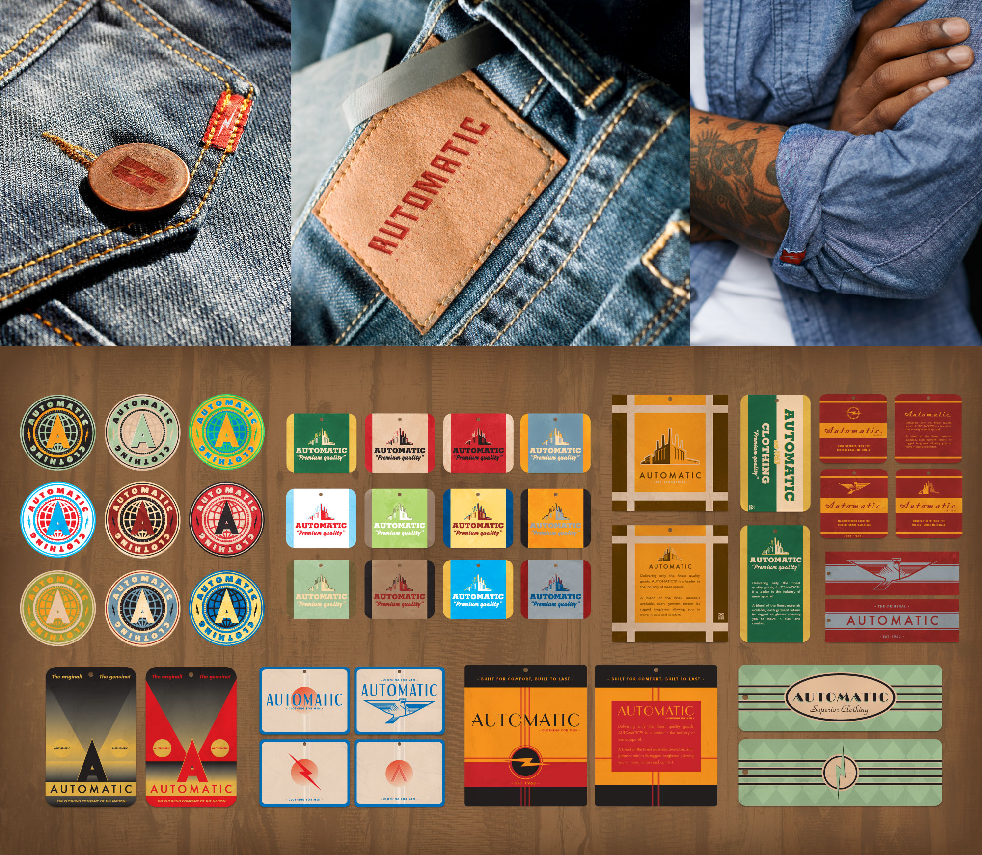 Automatic branding work