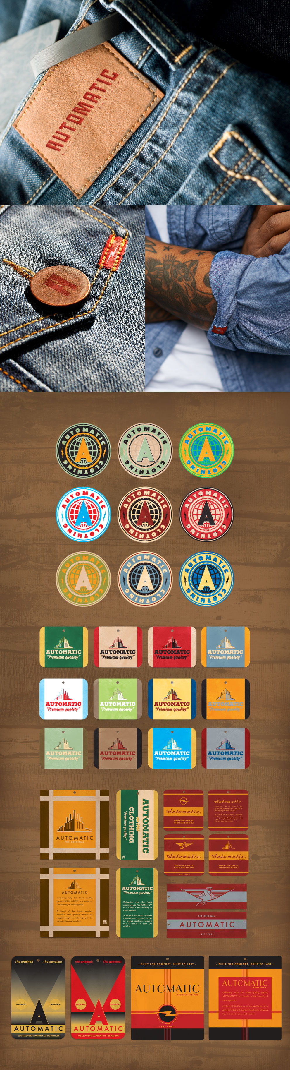 Automatic branding work