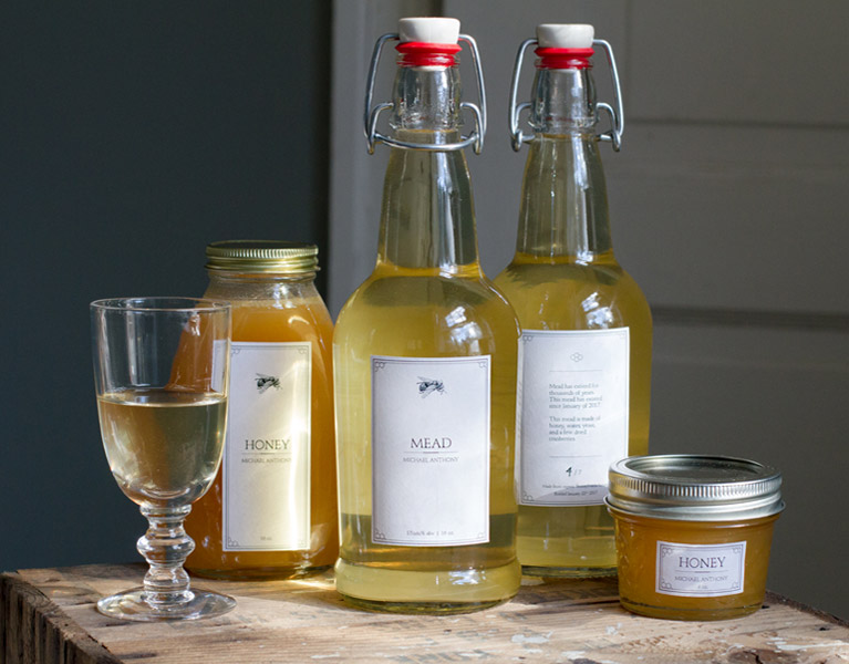 Honey & Mead package design