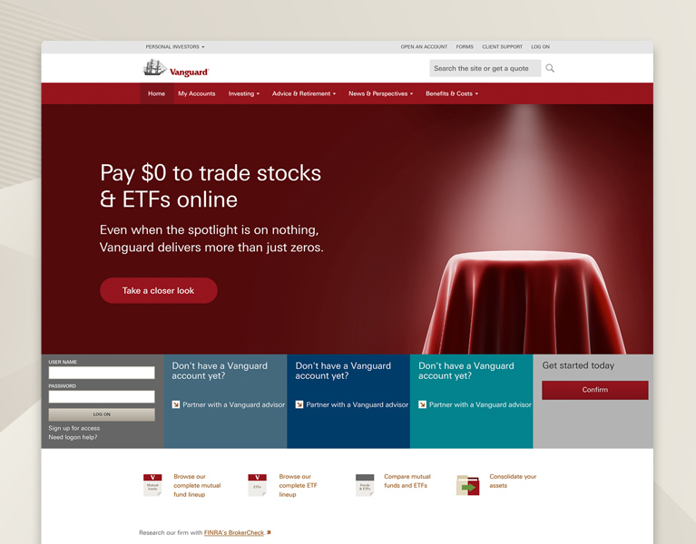 Vanguard marketing campaigns
