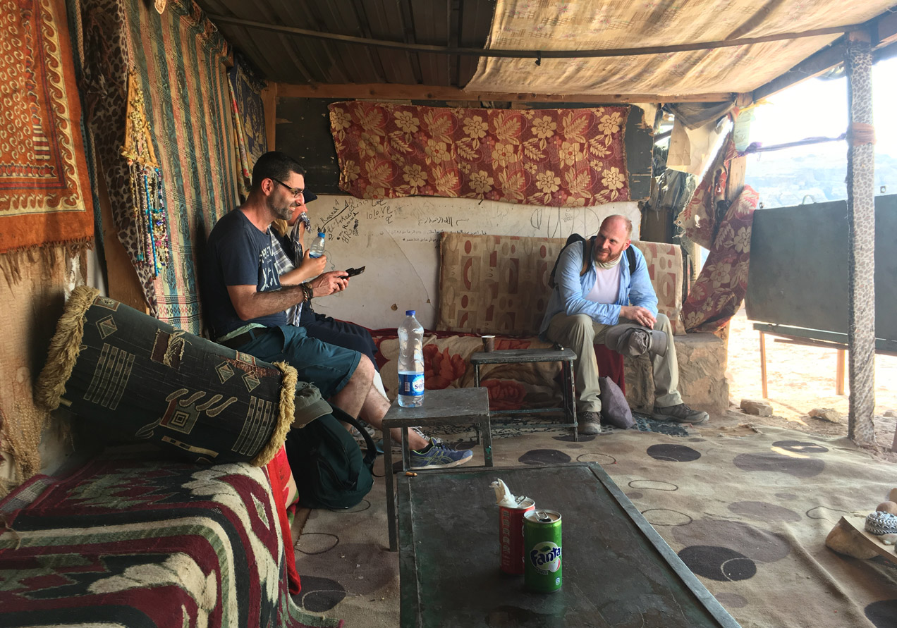 Sunrise across the desert