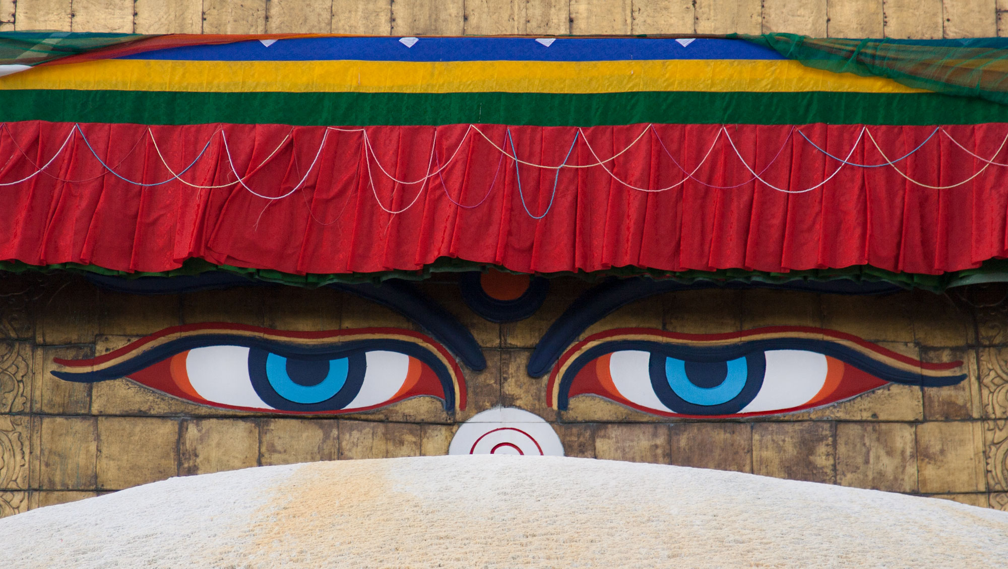 The eyes of Boudhanath stupa