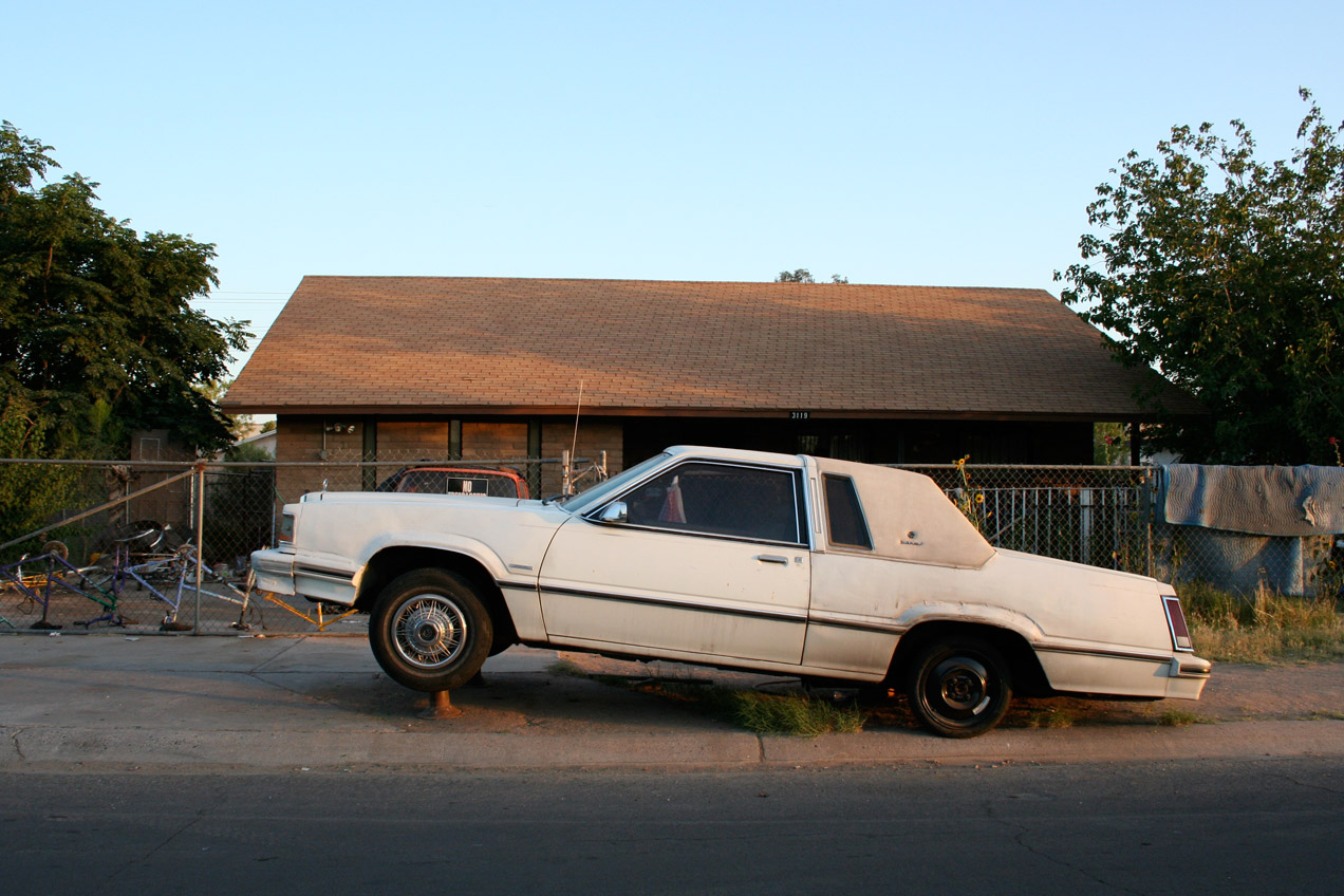 An old car in Phoenix