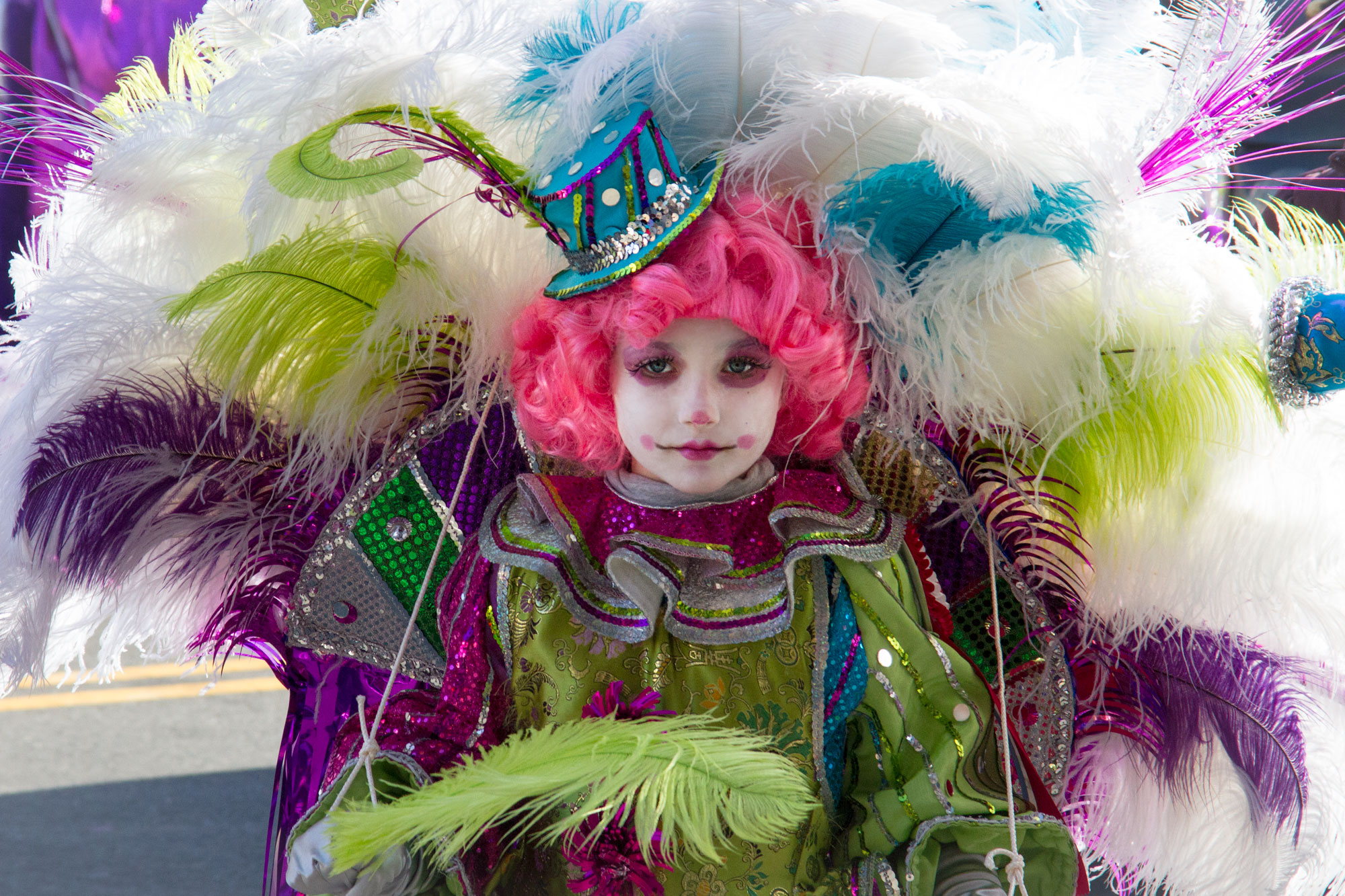 Little girl mummer