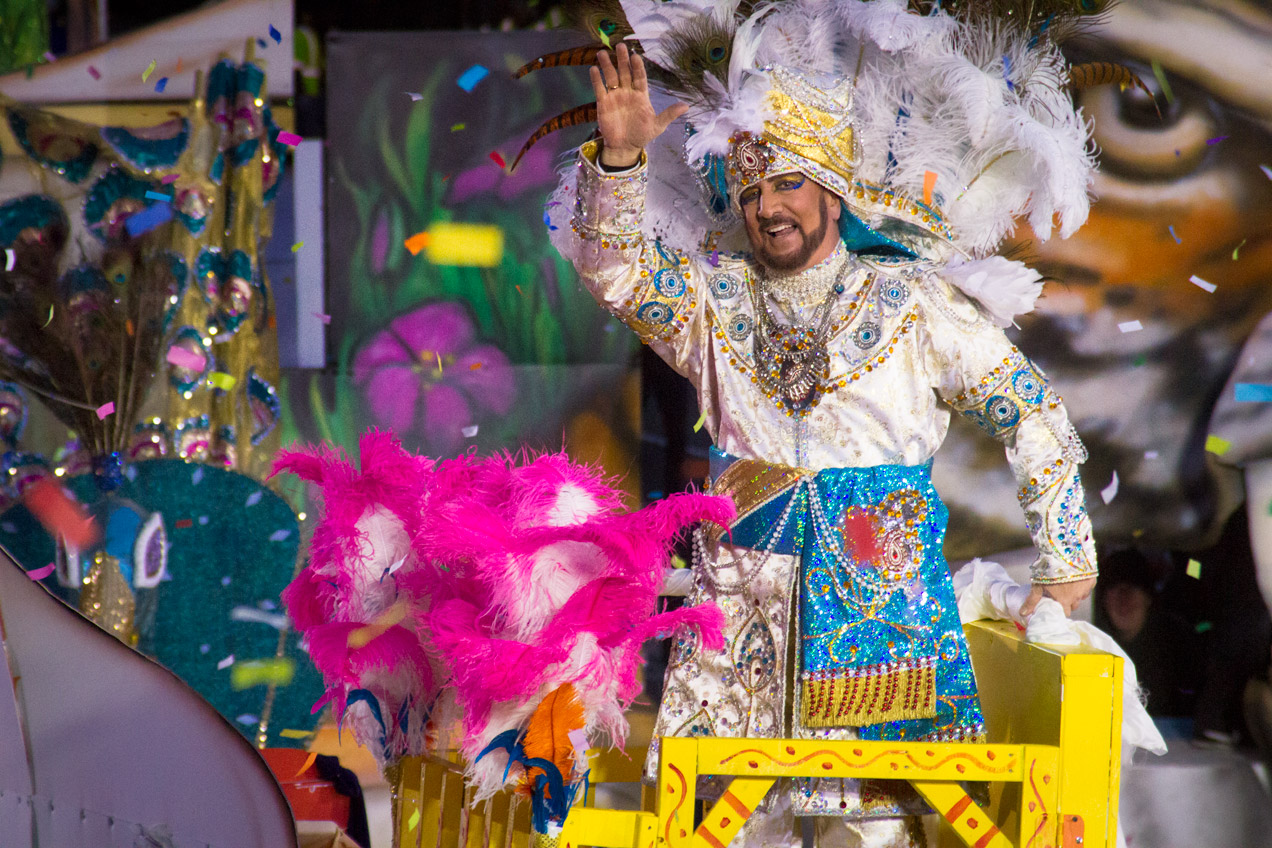 Mummer performance inspired by India